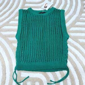 DELUC 9380D Lipari Knit Vest Green S